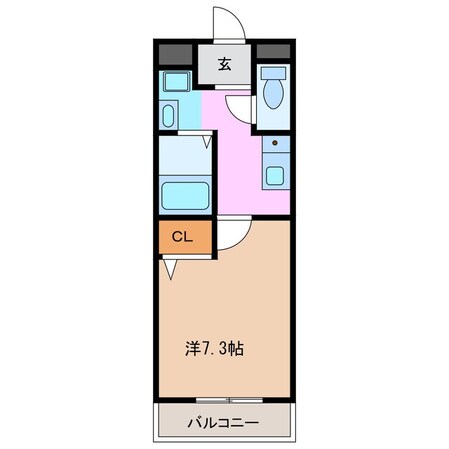 三日市駅 徒歩8分 1階の物件間取画像